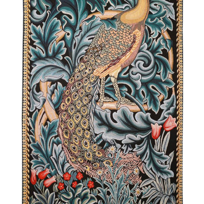 Wandkleed- Peacock - Pauw - William Morris - 92 x 139 cm