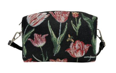 Mini tasje - tulp - tulpen - bloemen - zwarte achtergrond - Jacob Marrel