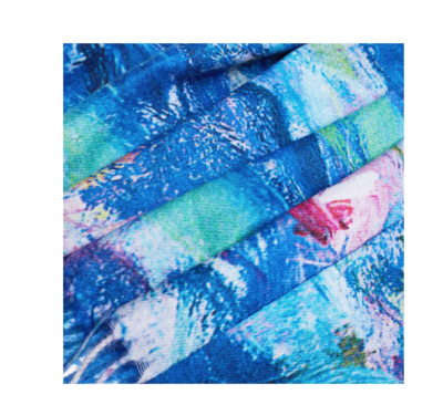 Sjaal - Pashmina - Kunst - Claude Monet - Water Lelie - 70 x 200 cm met 10 cm franjes